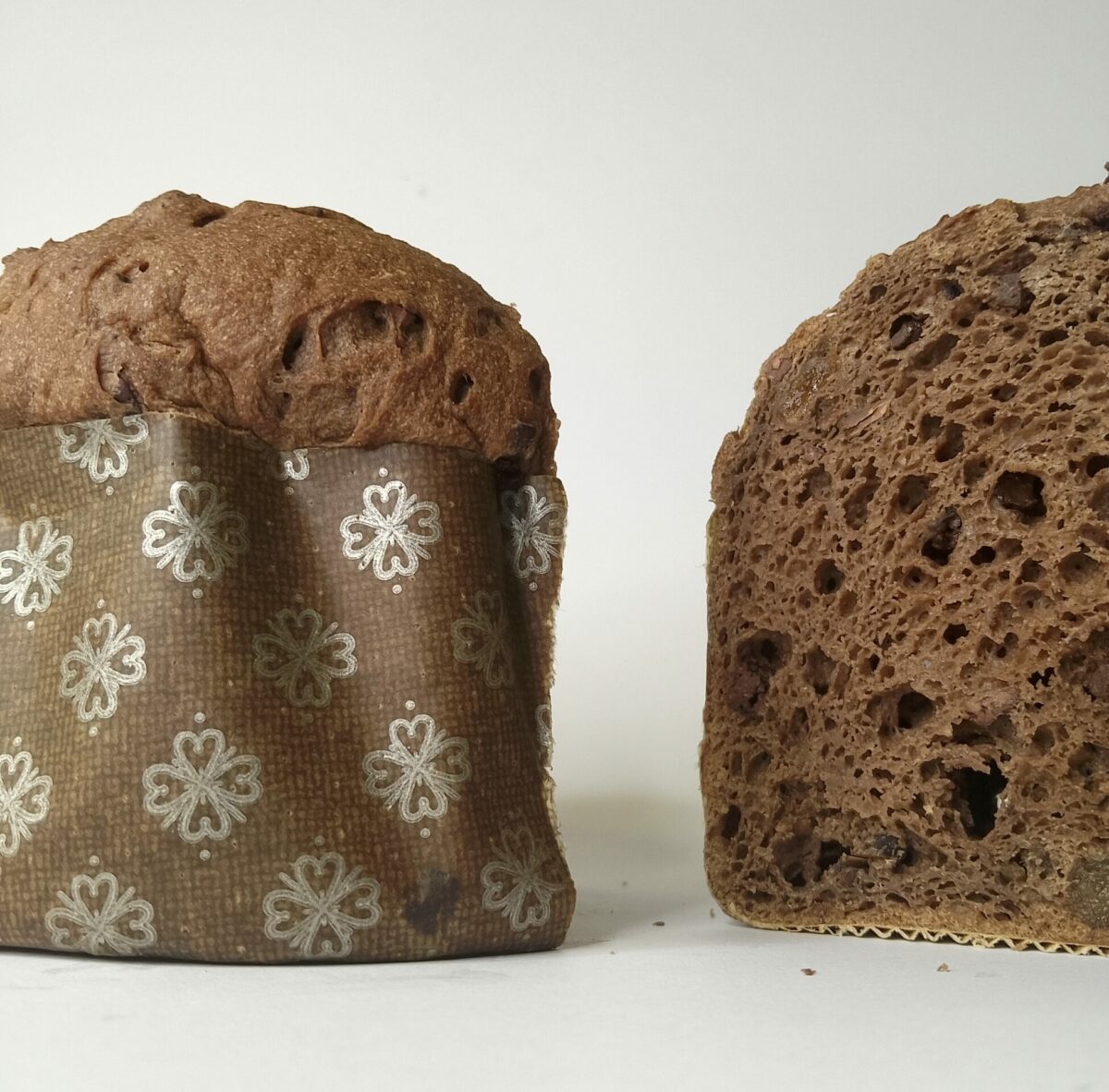 Panettone artigianale senza glutine al cioccolato